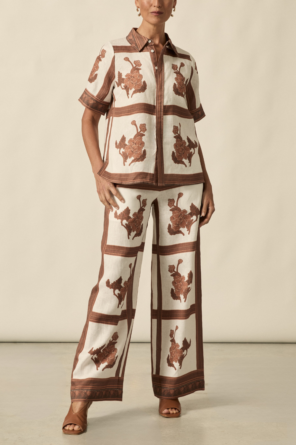 ZOE KRATZMANN Pixel Top COFFEE COLLAGE