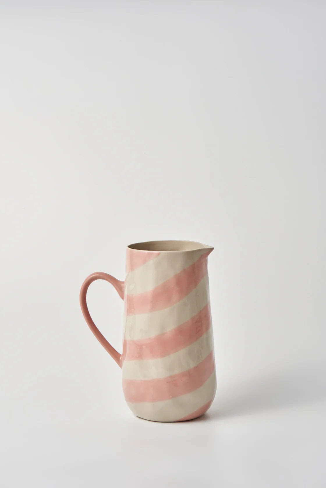 JONES & CO Cabana Stripe Jug PINK