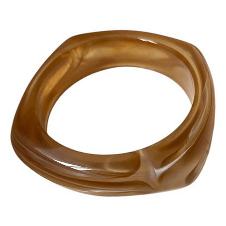 Swirl Resin Bangle CARAMEL