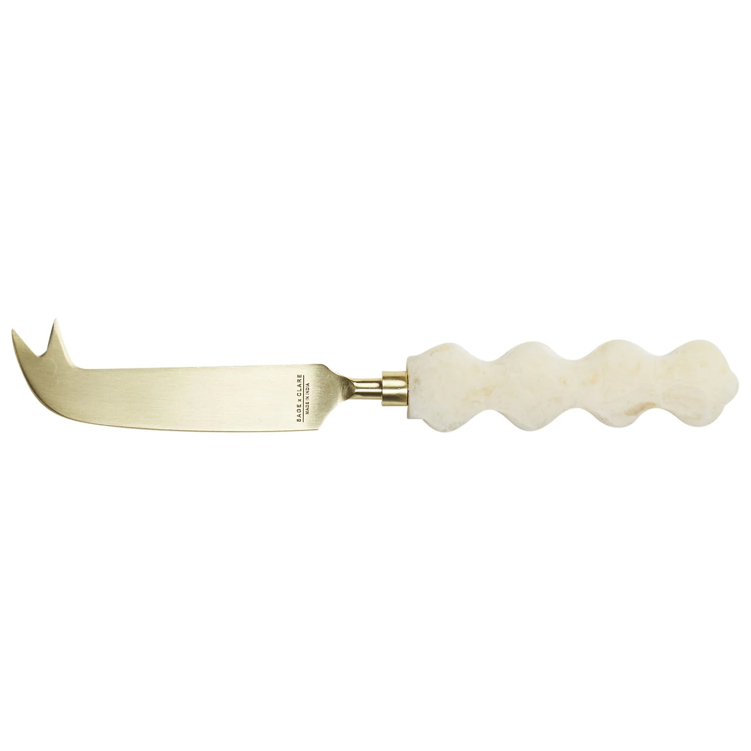 SAGE X CLARE Coco Cheese Knife PEARL