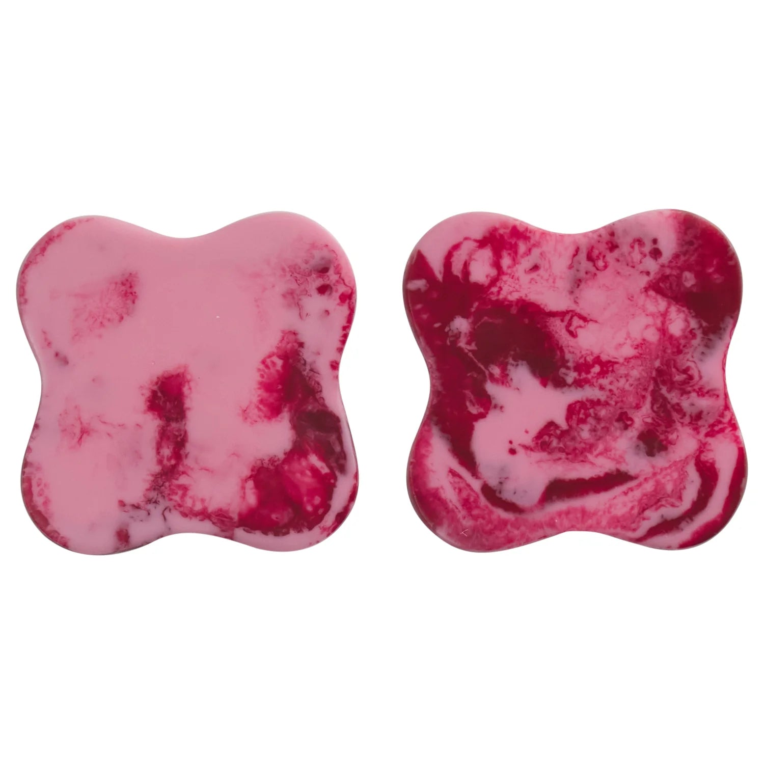 SAGE X CLARE Malorie Coaster Set of 2 CRIMSON