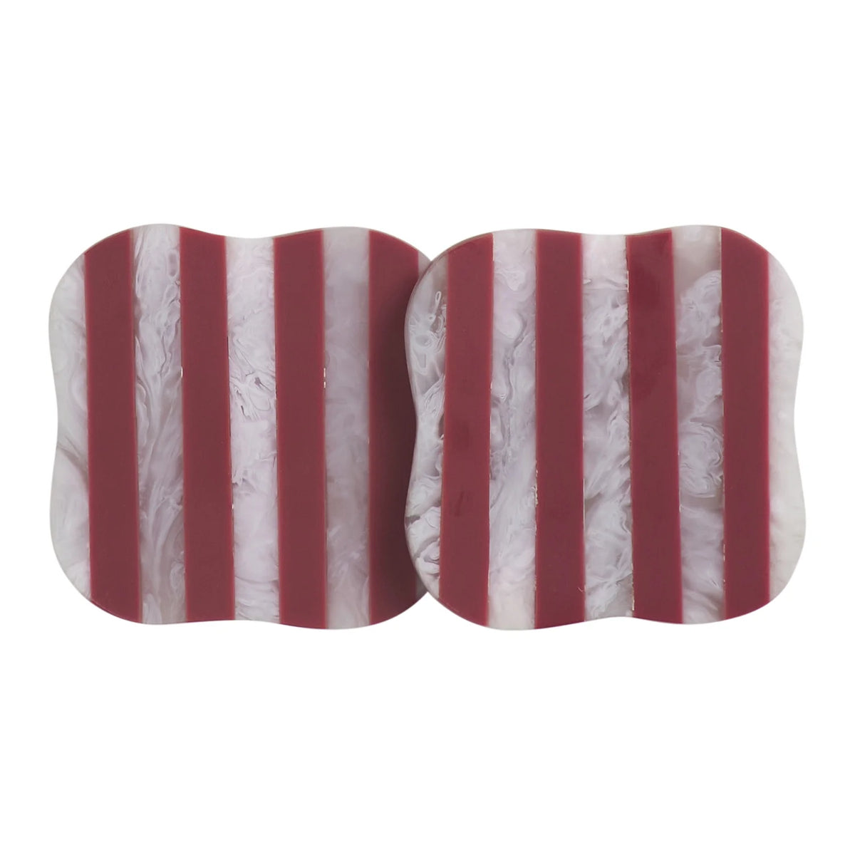 SAGE X CLARE Noellyn Resin Coasters S/2 LILAC