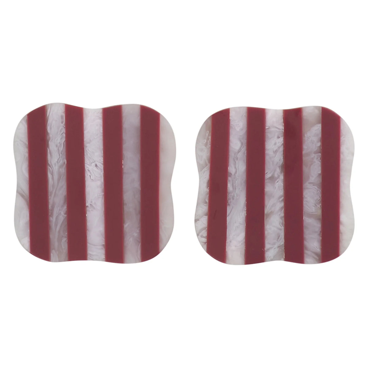 SAGE X CLARE Noellyn Resin Coasters S/2 LILAC