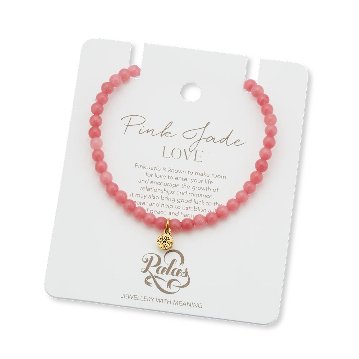PALAS Healing Gem Bracelet ROSE QUARTZ