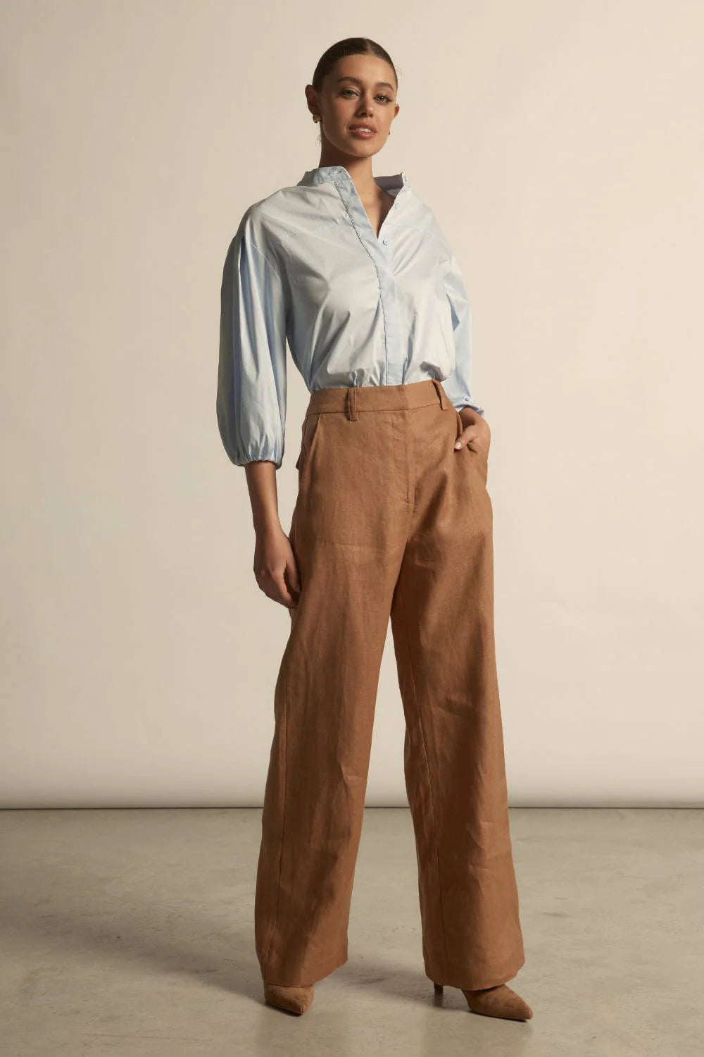 ZOE KRATZMANN Scroll Top MOONSTONE