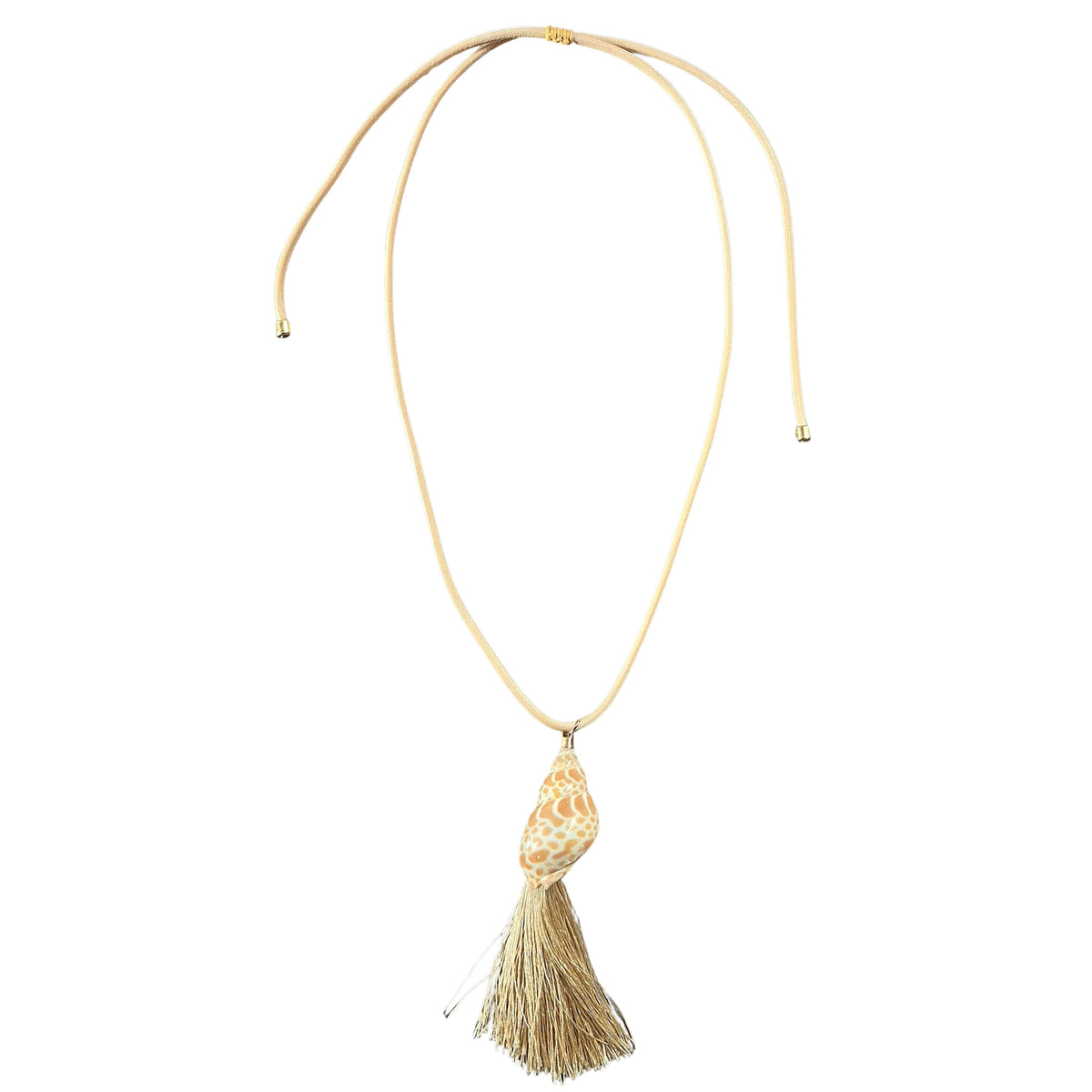 Shell Tassell Necklace NATURAL