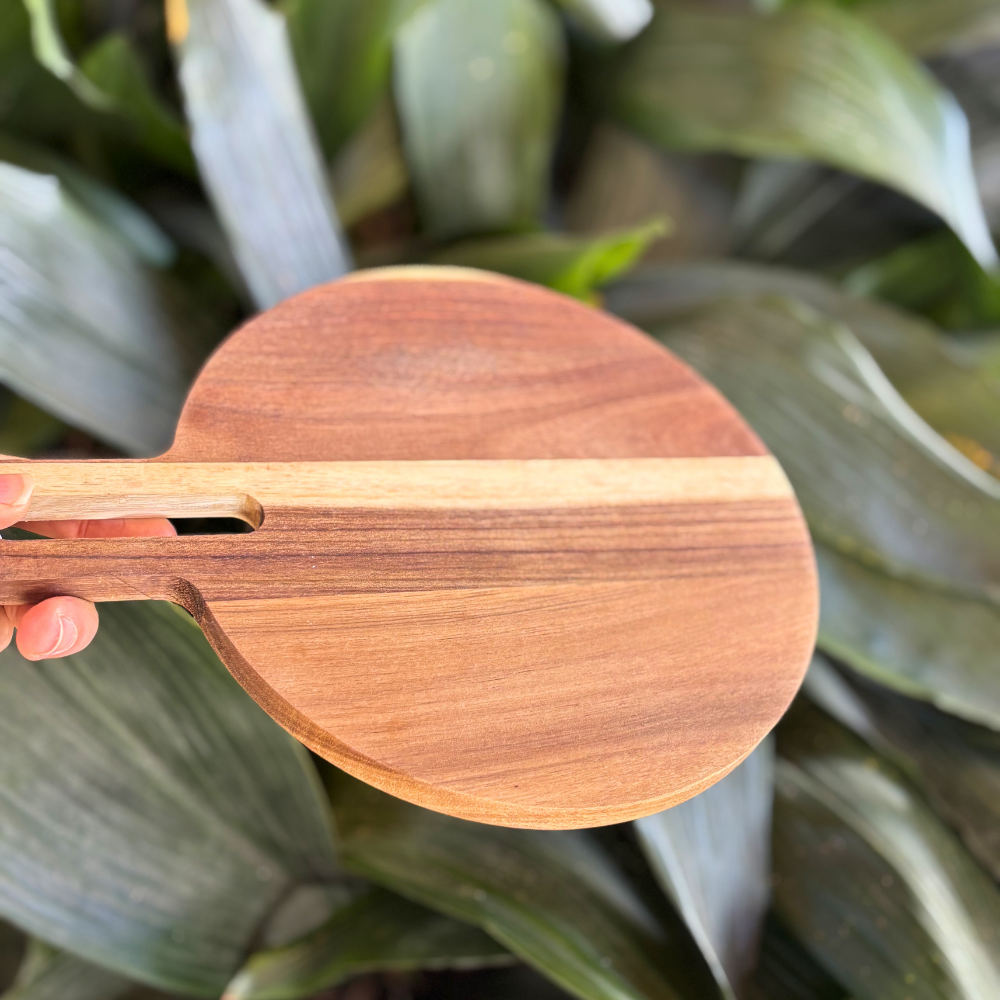 Axel Acacia Round Paddle Cheese Board