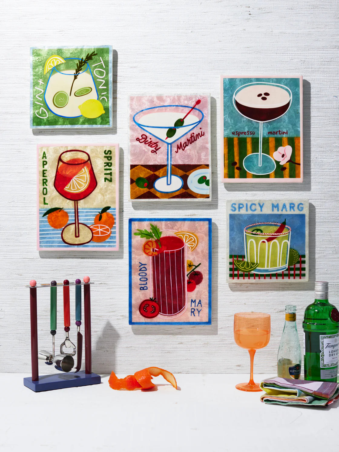 JONES & CO Happy Hour Spritz Tile