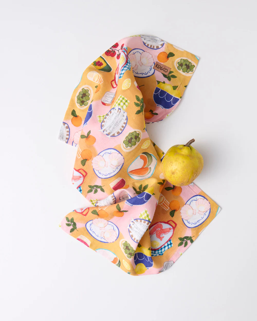 KIP & CO Linen Tea Towel SUPPER