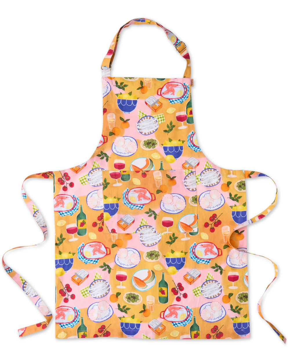 KIP & CO Linen Apron SUPPER