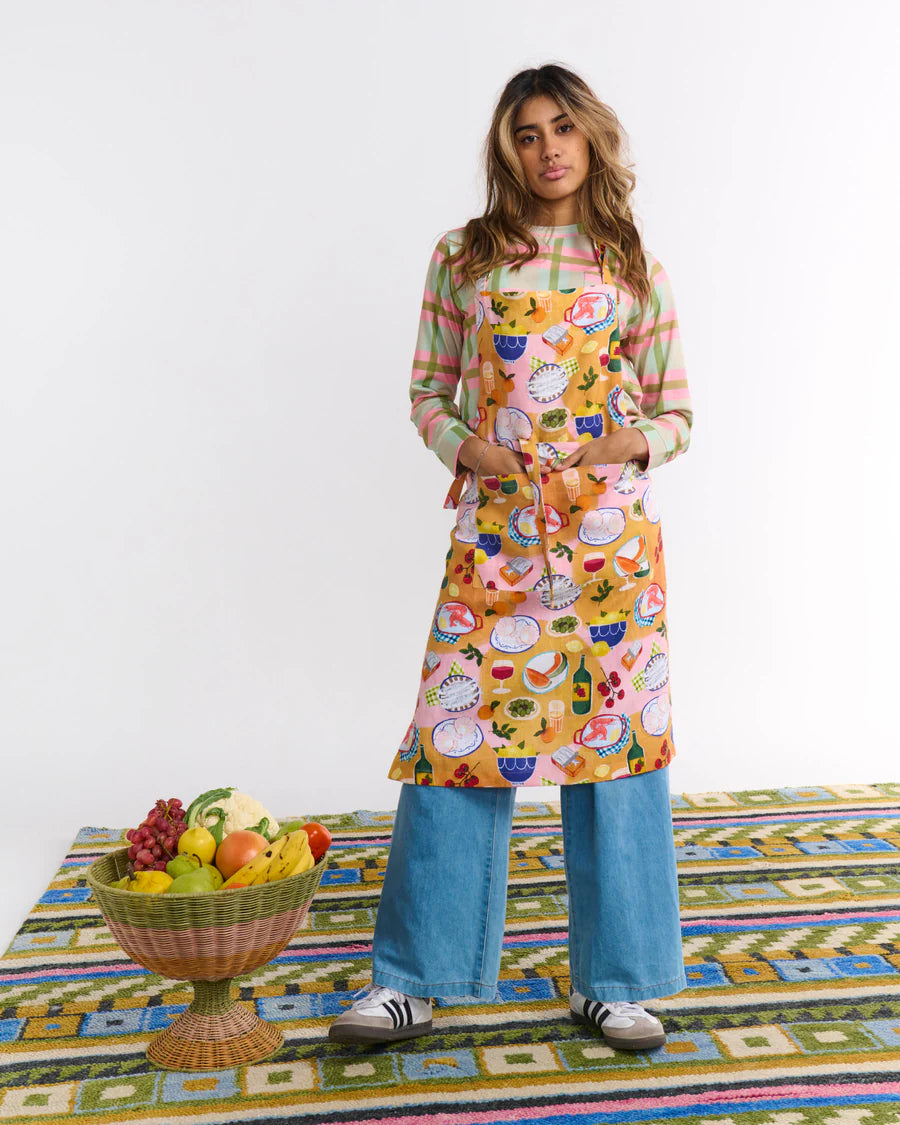 KIP & CO Linen Apron SUPPER