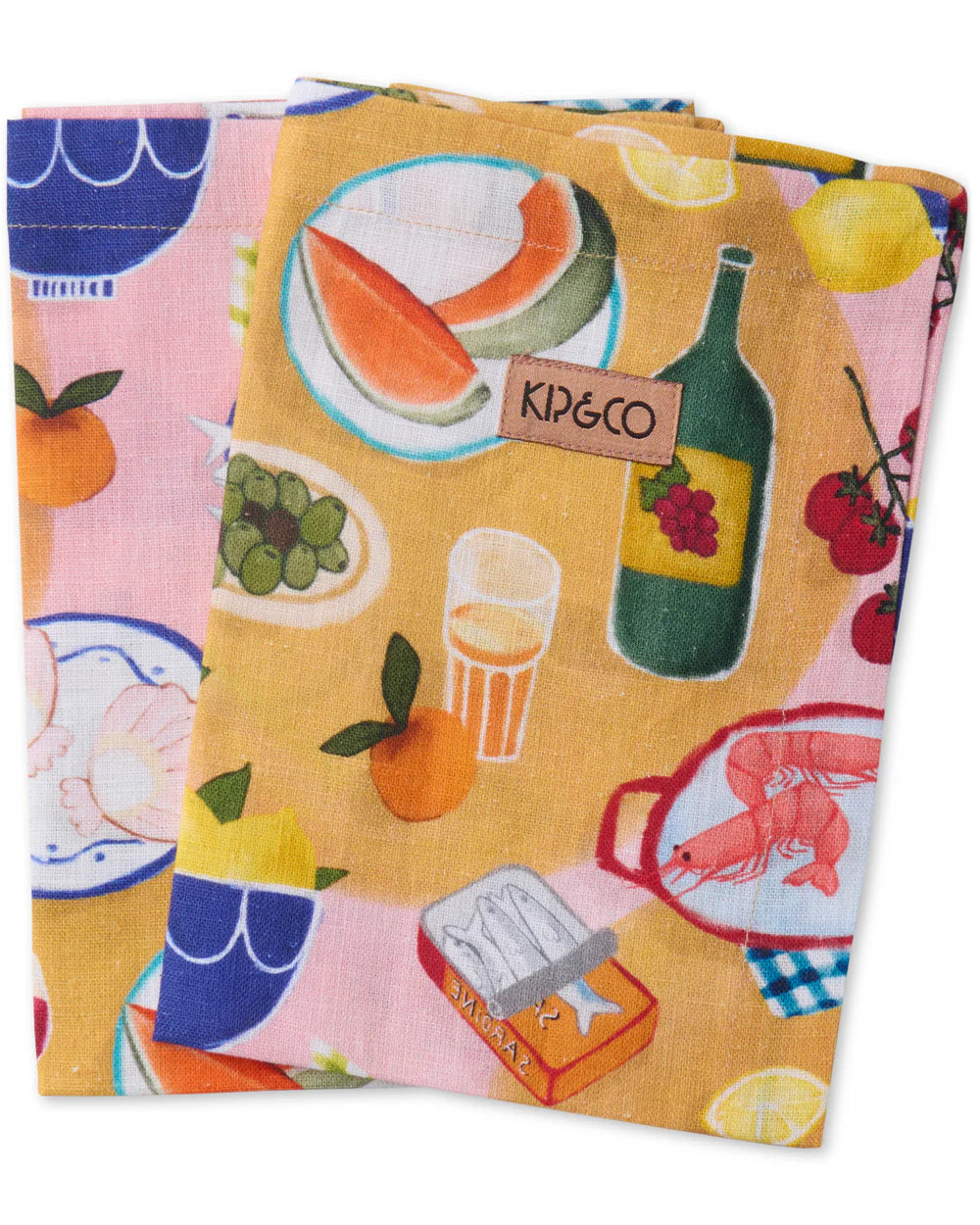 KIP & CO Napkin Set 4 SUPPER