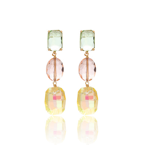 Triple Drop Earrings PASTEL VIBES