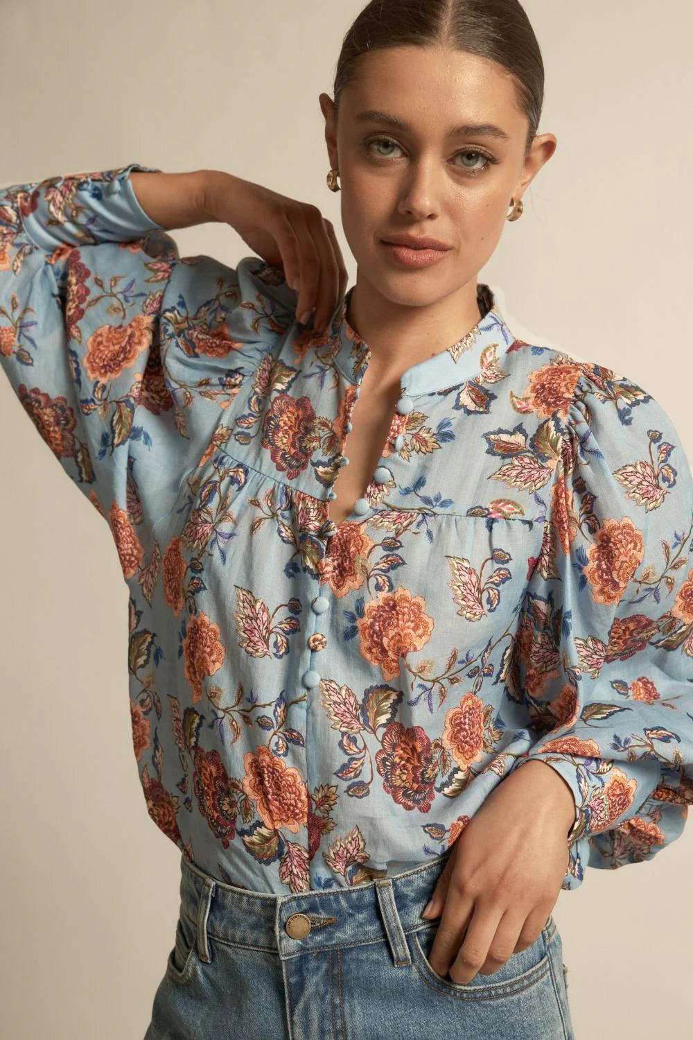 ZOE KRATZMANN Vista Top TWILIGHT BLOOM