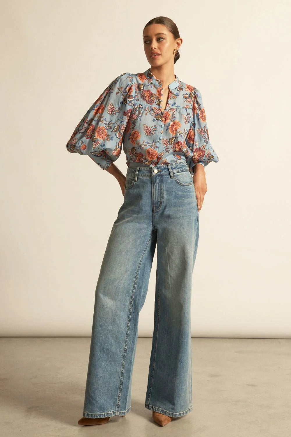 ZOE KRATZMANN Vista Top TWILIGHT BLOOM