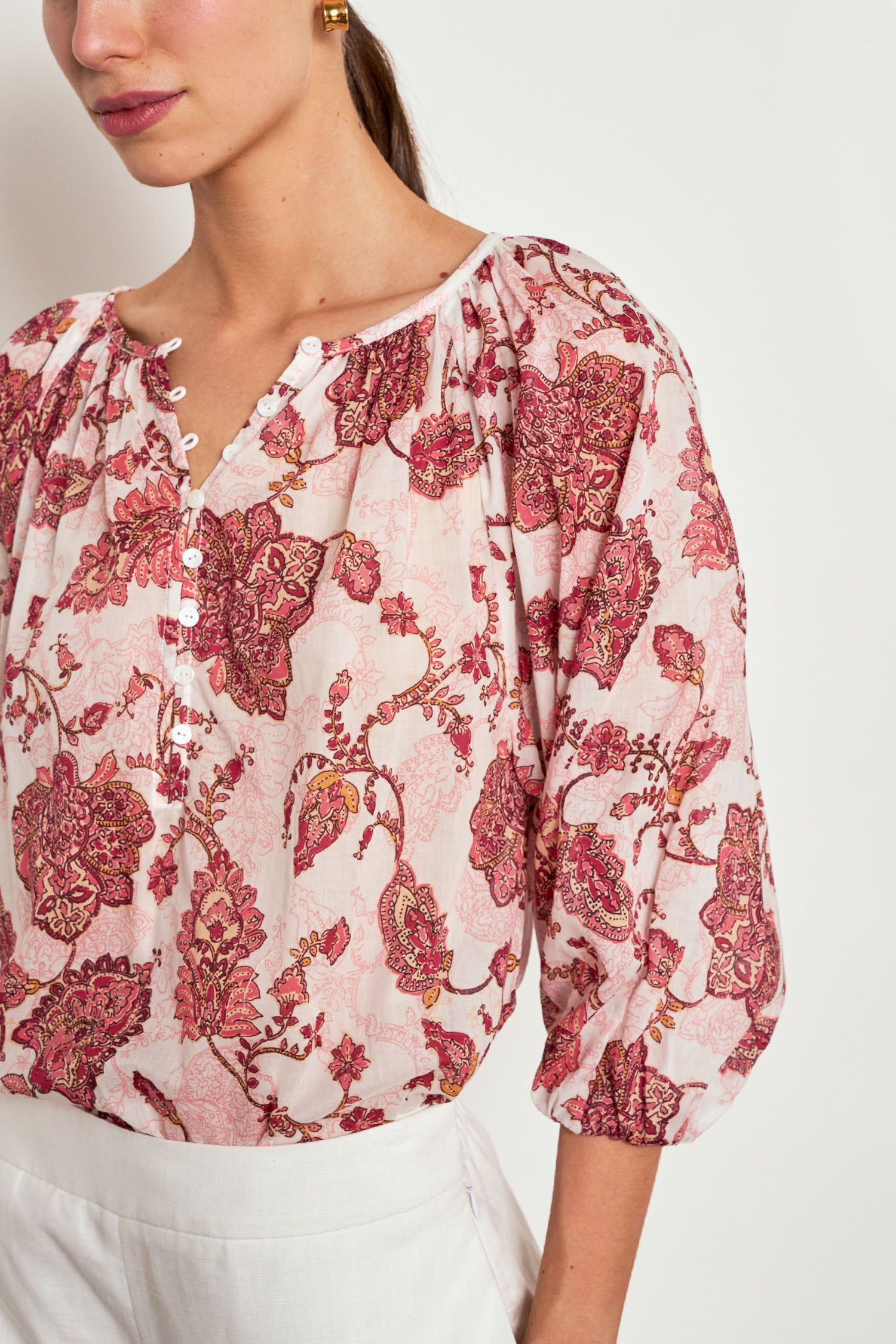 ZOE KRATZMANN Vow Top ROSE PAISLEY
