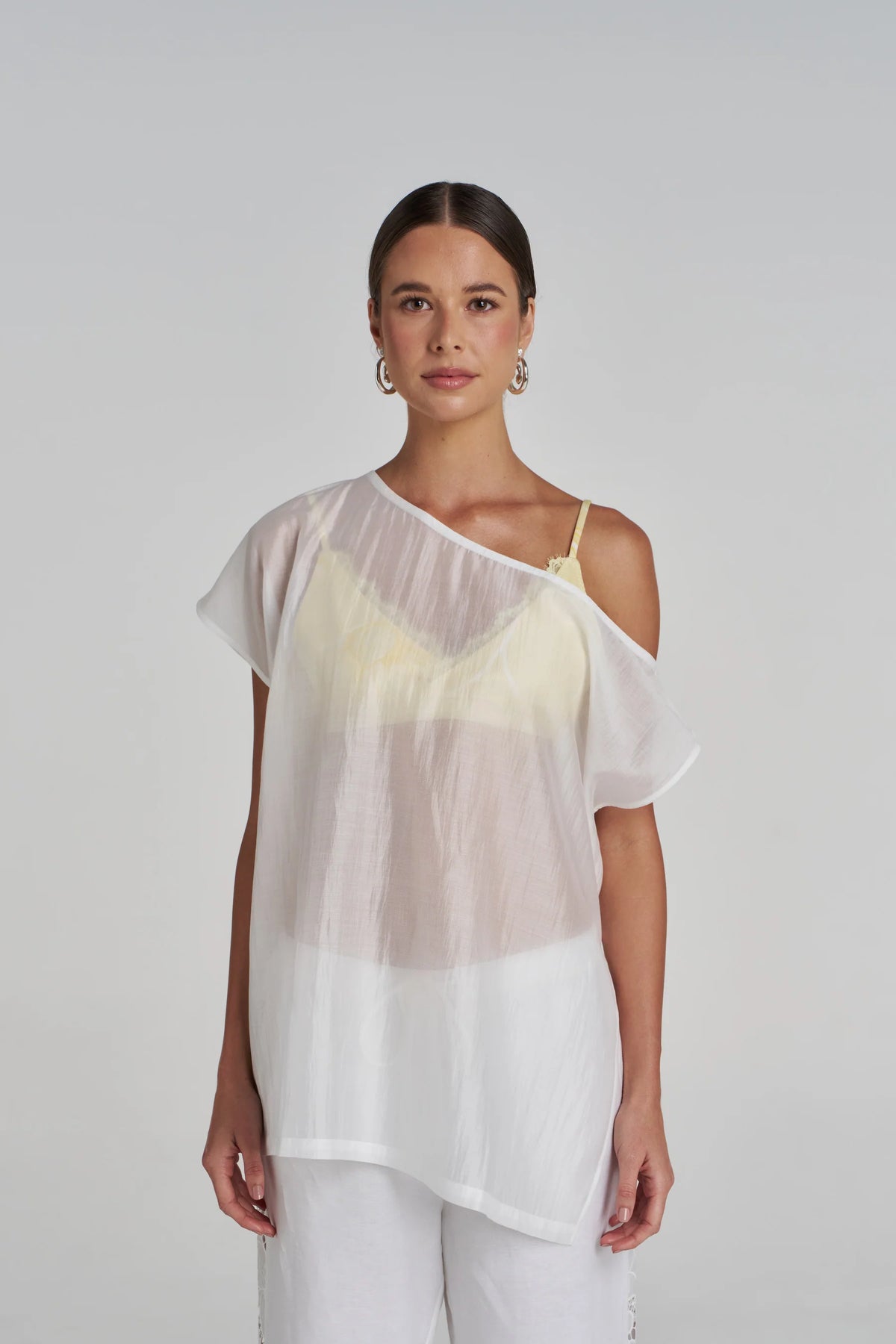 SUMMI SUMMI Crystal Top WHITE