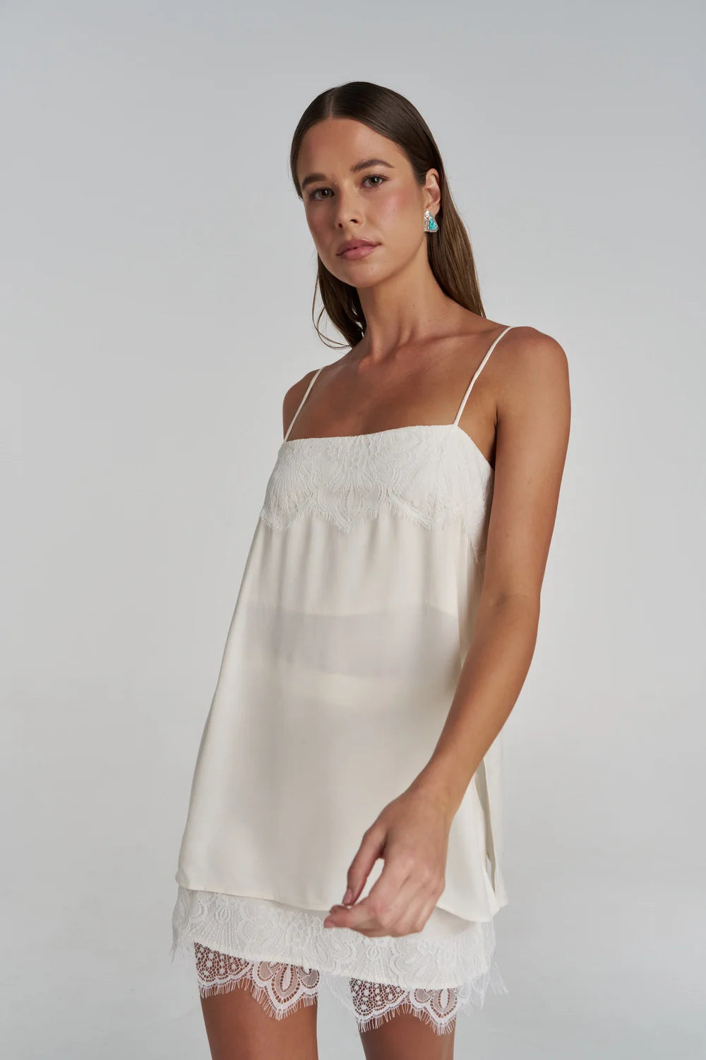 SUMMI SUMMI Florence Mini Skirt WHITE