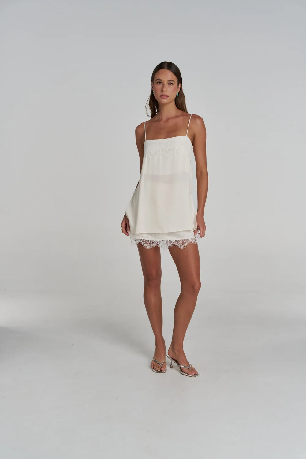 SUMMI SUMMI Florence Mini Skirt WHITE