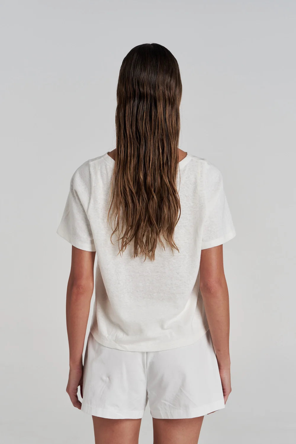 SUMMI SUMMI Orchid Sun Tee WHITE