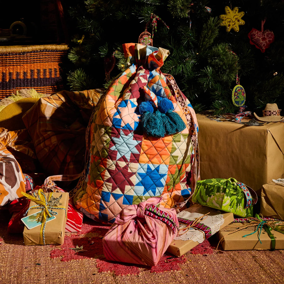 SAGE X CLARE Matilda Santa Sack BLUEBELL