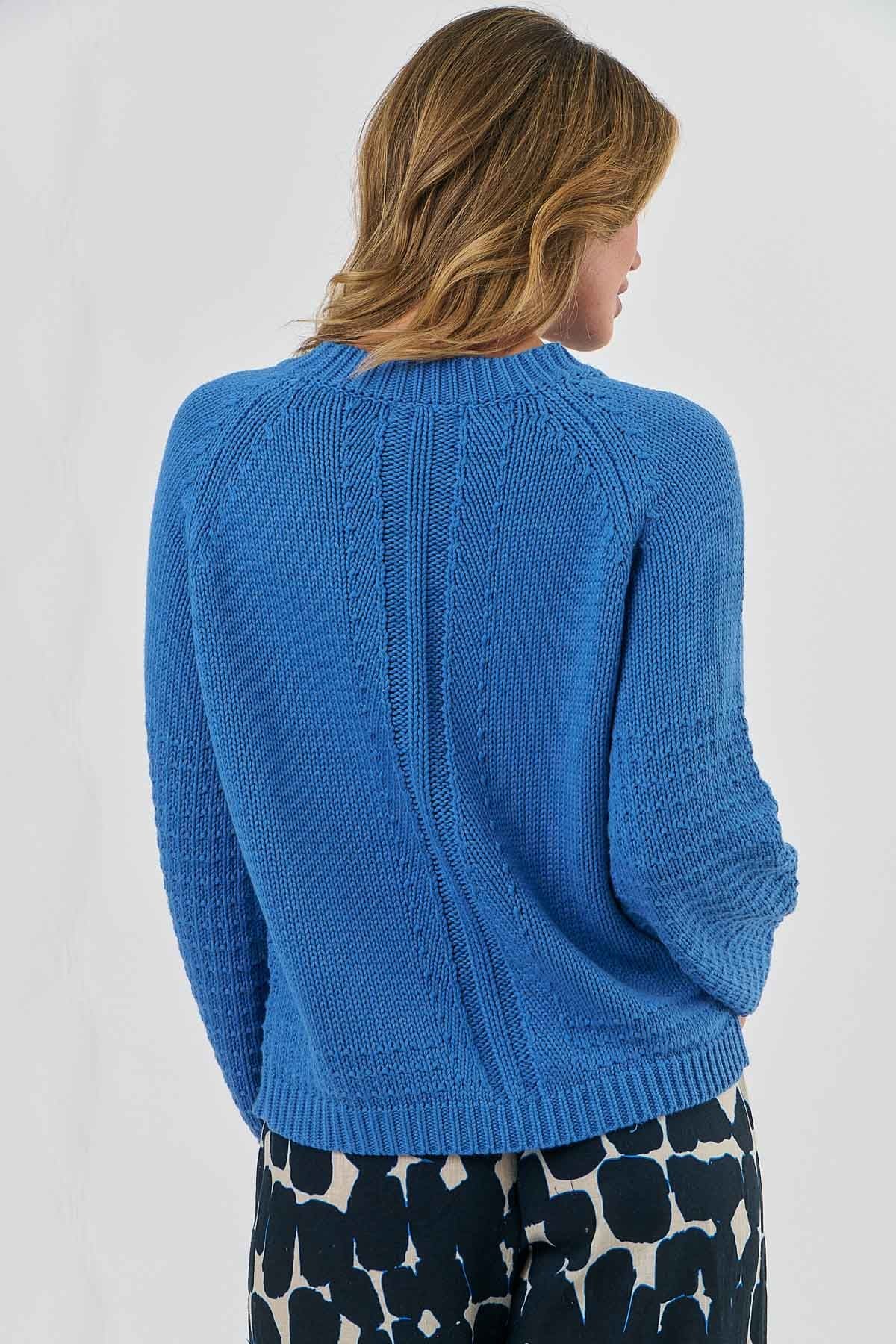 NATURALS Knit Jumper BLUEBIRD