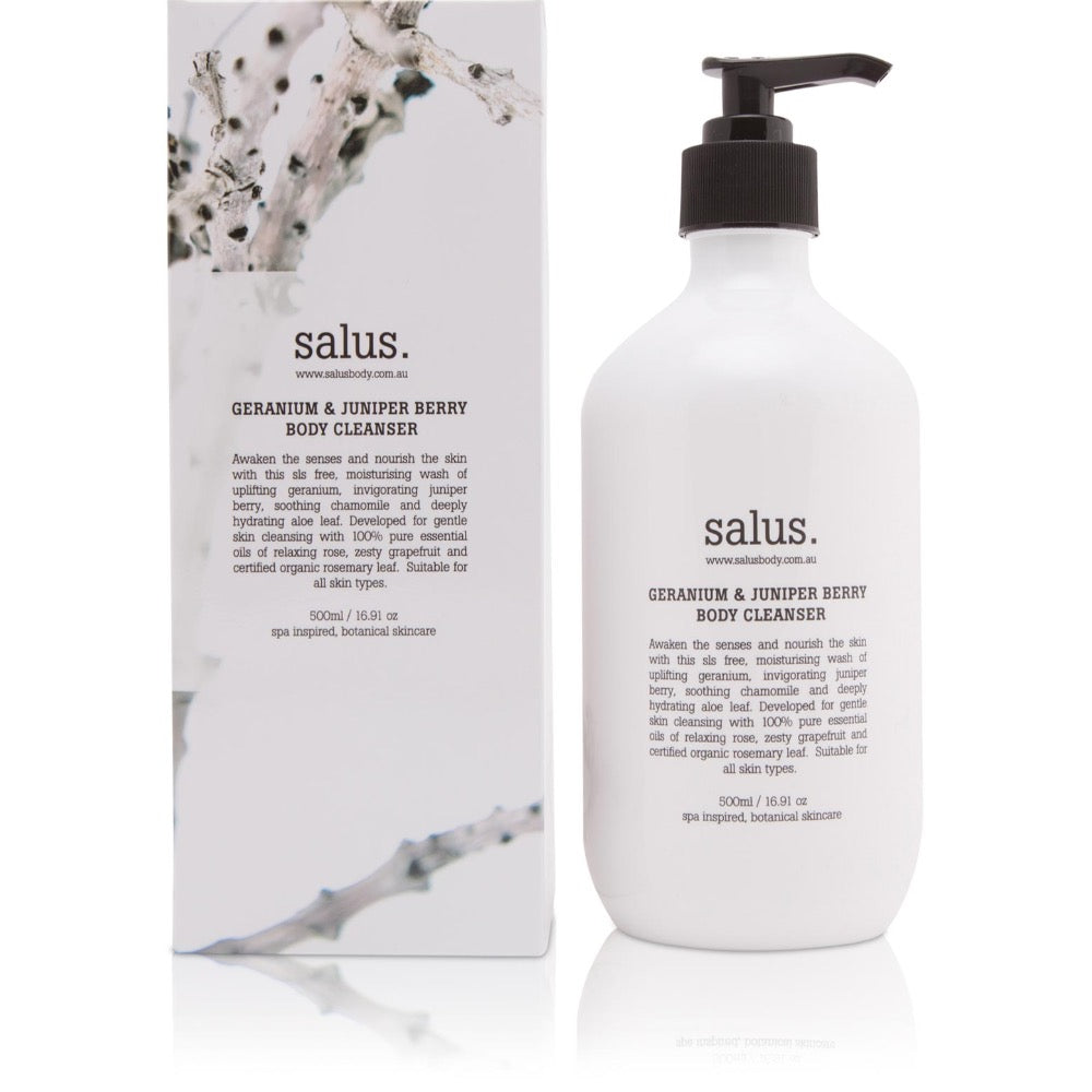 SALUS Geranium & Juniper Berry Body Wash 500ml