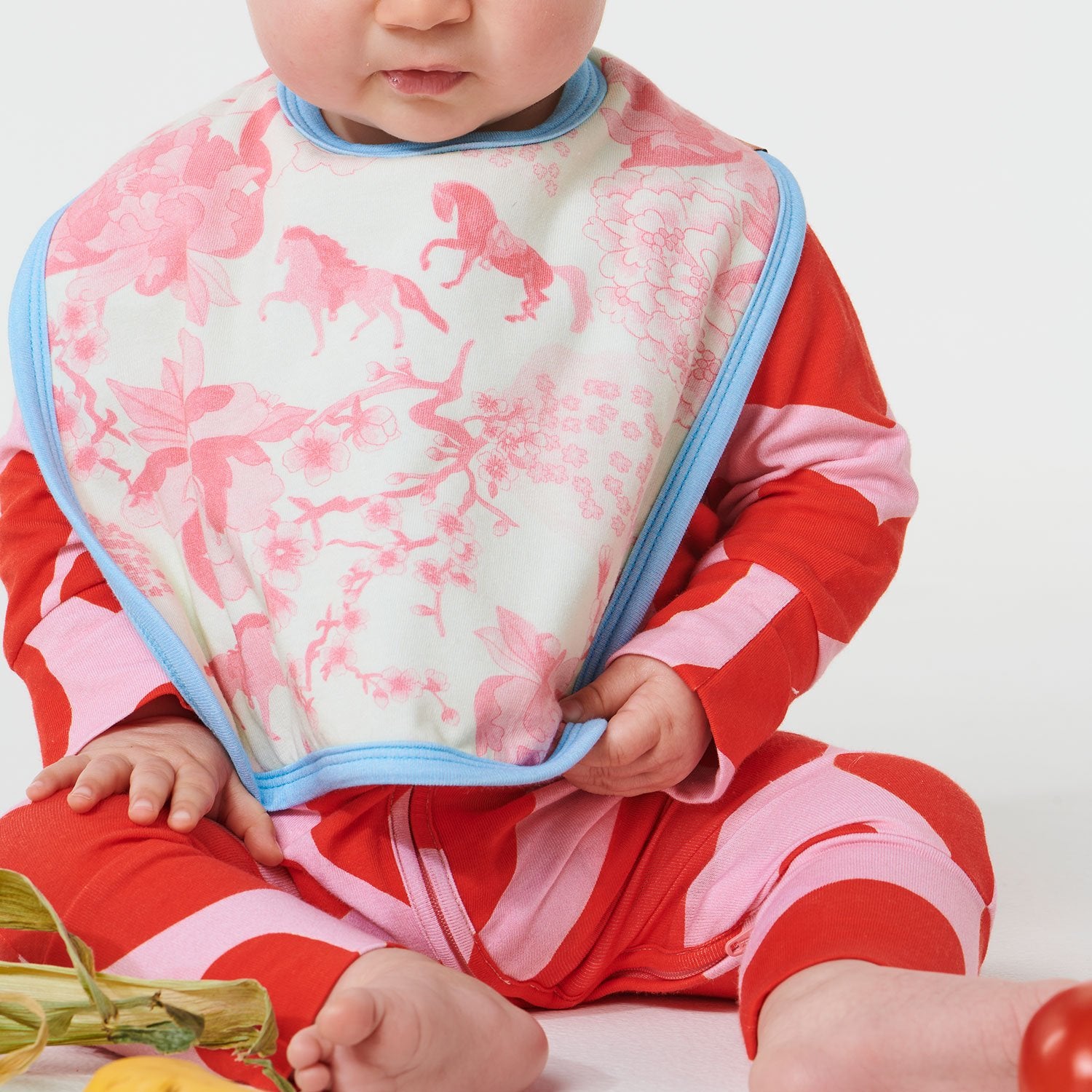 KIP & CO Organic Cotton Bib FLEUR