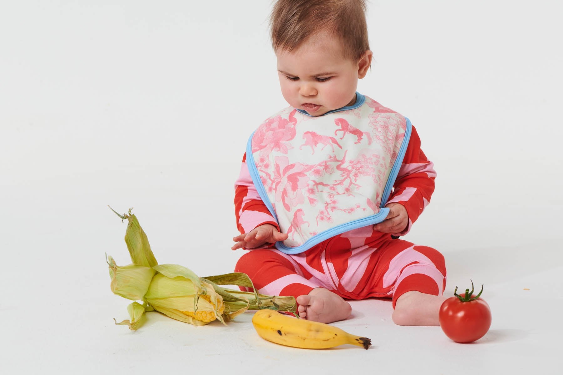 KIP & CO Organic Cotton Bib FLEUR