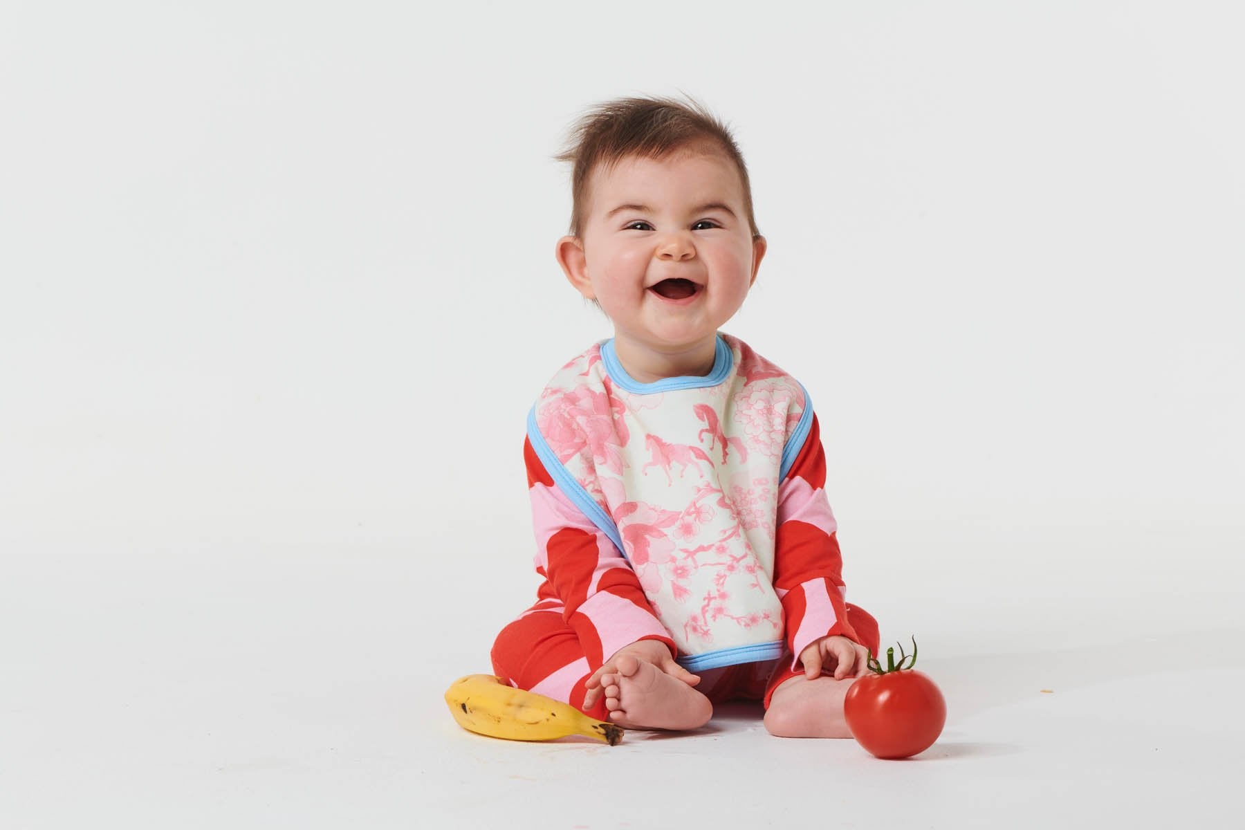KIP & CO Organic Cotton Bib FLEUR