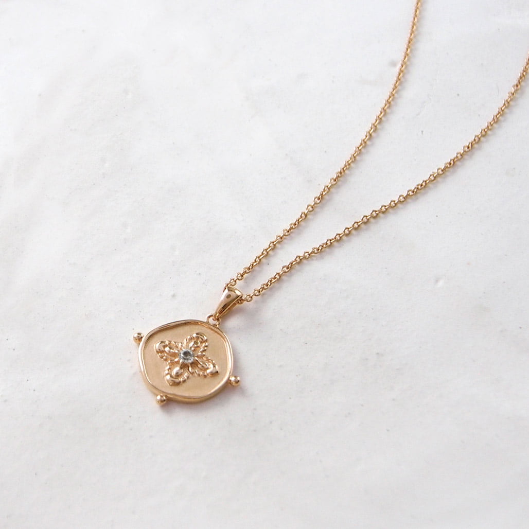 MURKANI Sahara Medallion Necklace GOLD