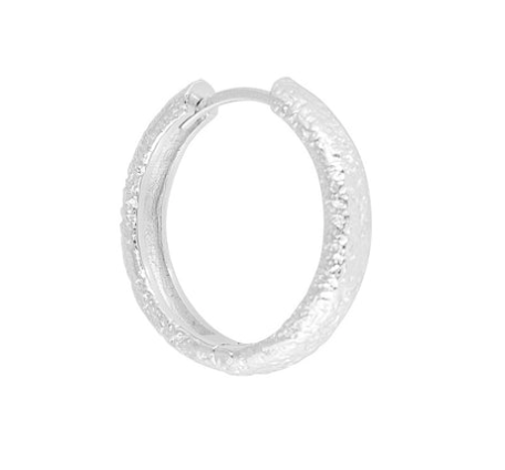 FAIRLEY Maxi Hoops ANTIQUE SILVER
