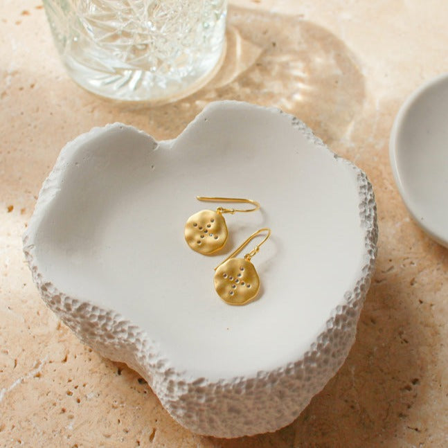 MURKANI Halcyon Small Hook Earrings GOLD