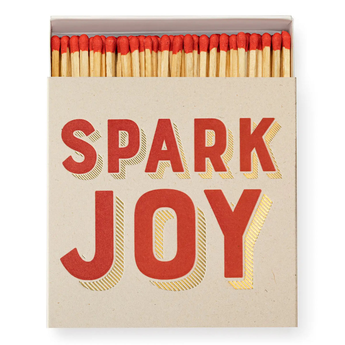 ARCHIVIST Square Box Matches SPARK JOY