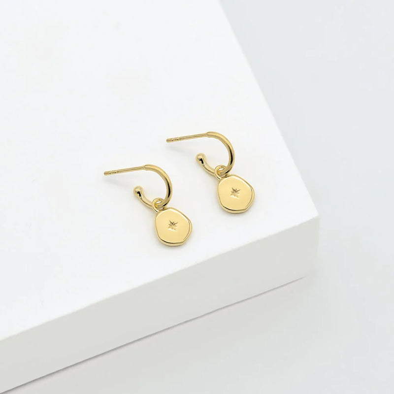 LINDA TAHIJA Vega Hoops GOLD