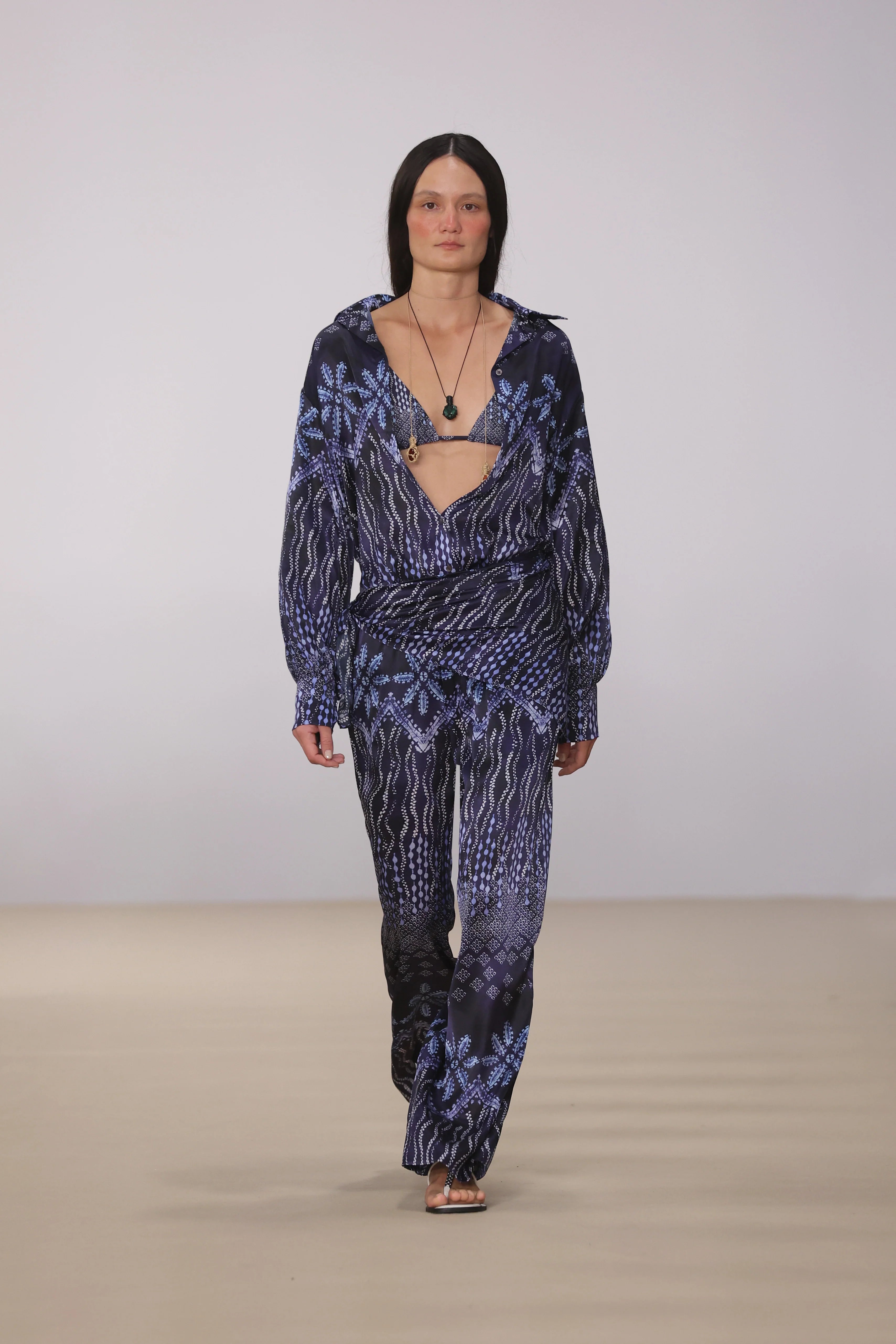 HANSEN & GRETAL Malene Shirt Indigo Drift