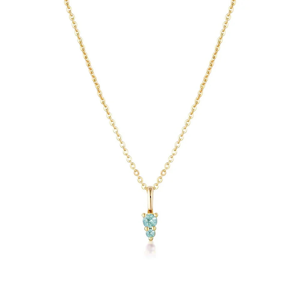 LINDA Gemstone Necklace BLUE TOPAZ