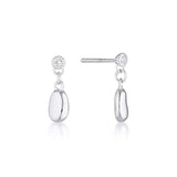 LINDA TAHIJA Alga Earrings White Topaz SILVER