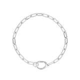 LINDA Paperclip Bracelet SILVER