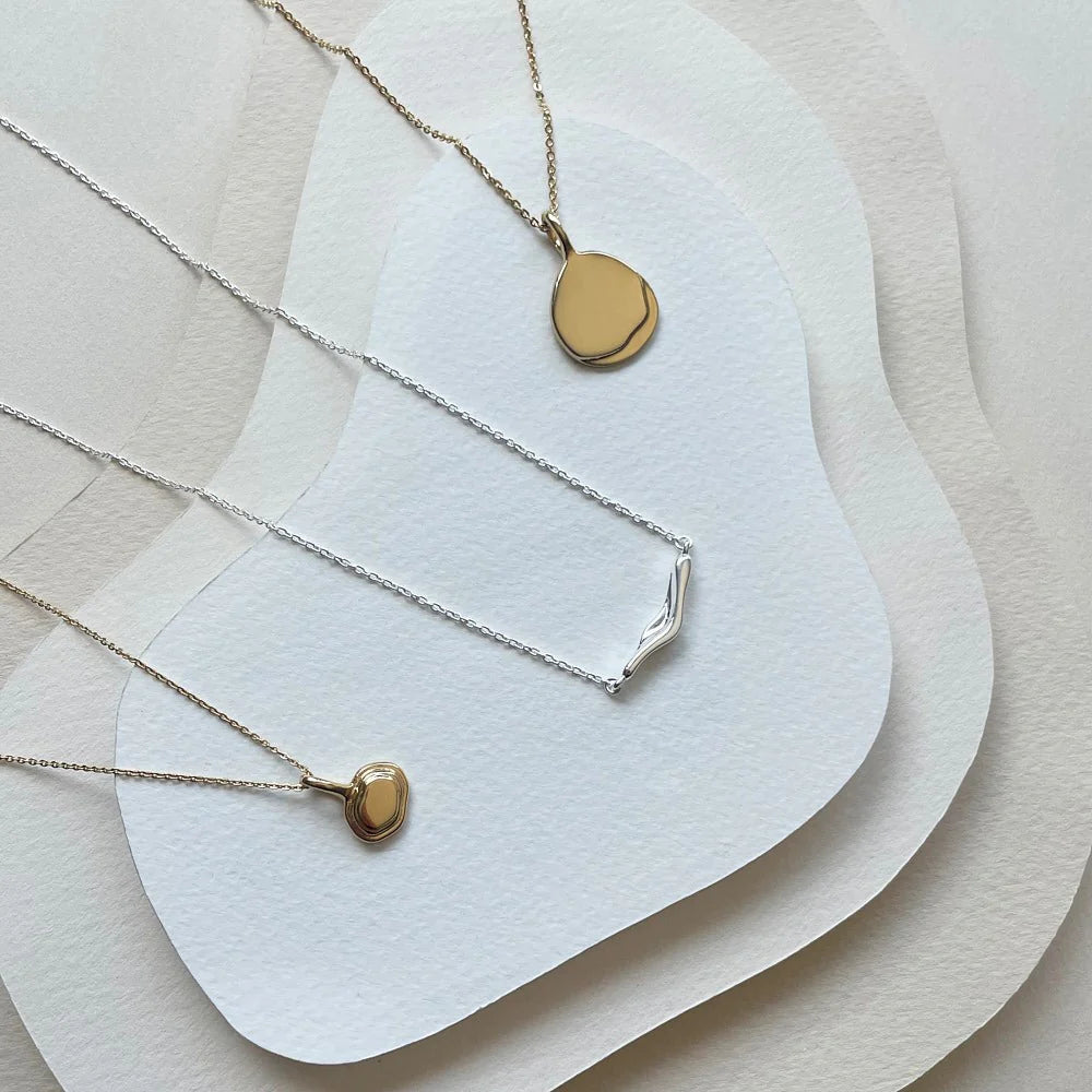 LINDA TAHIJA Contour Necklace GOLD
