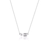 LINDA TAHIJA Form Necklace White Topaz SILVER