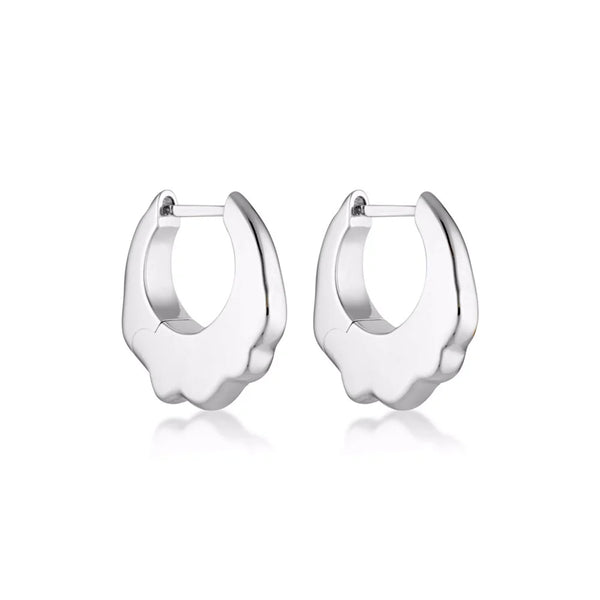 LINDA TAHIJA  Apex Max Earrings SILVER