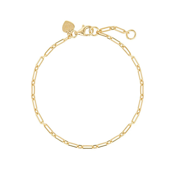 LINDA TAHIJA  Requisite Chain Bracelet GOLD