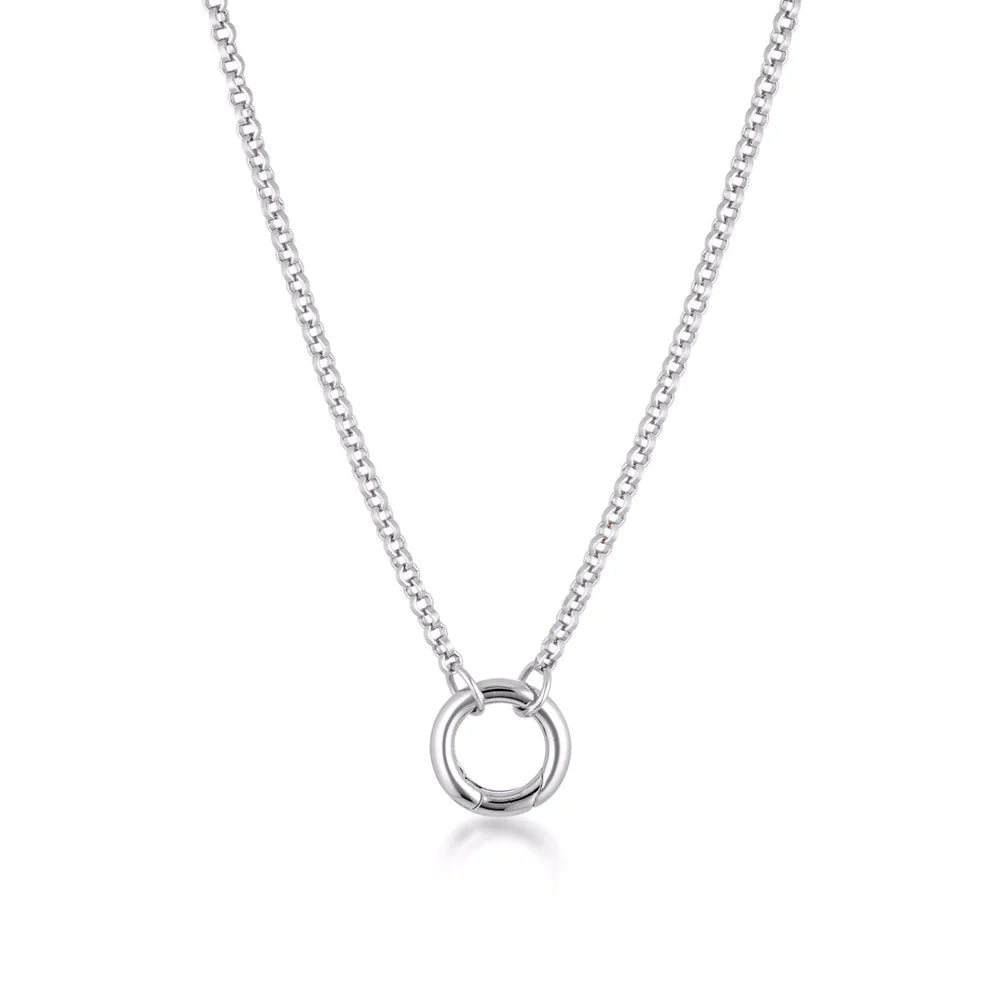 LINDA TAHIJA Belcher Chain Necklace SILVER