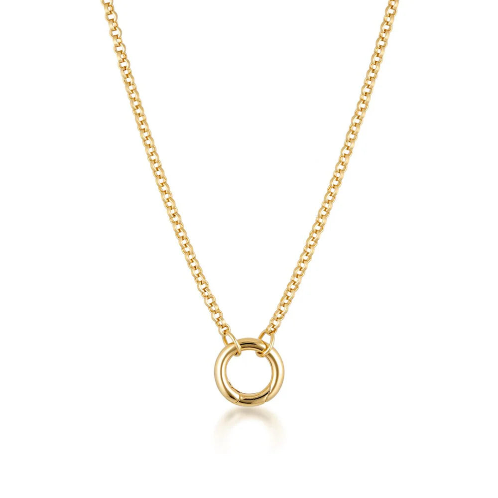 LINDA TAHIJA Belcher Chain Necklace GOLD