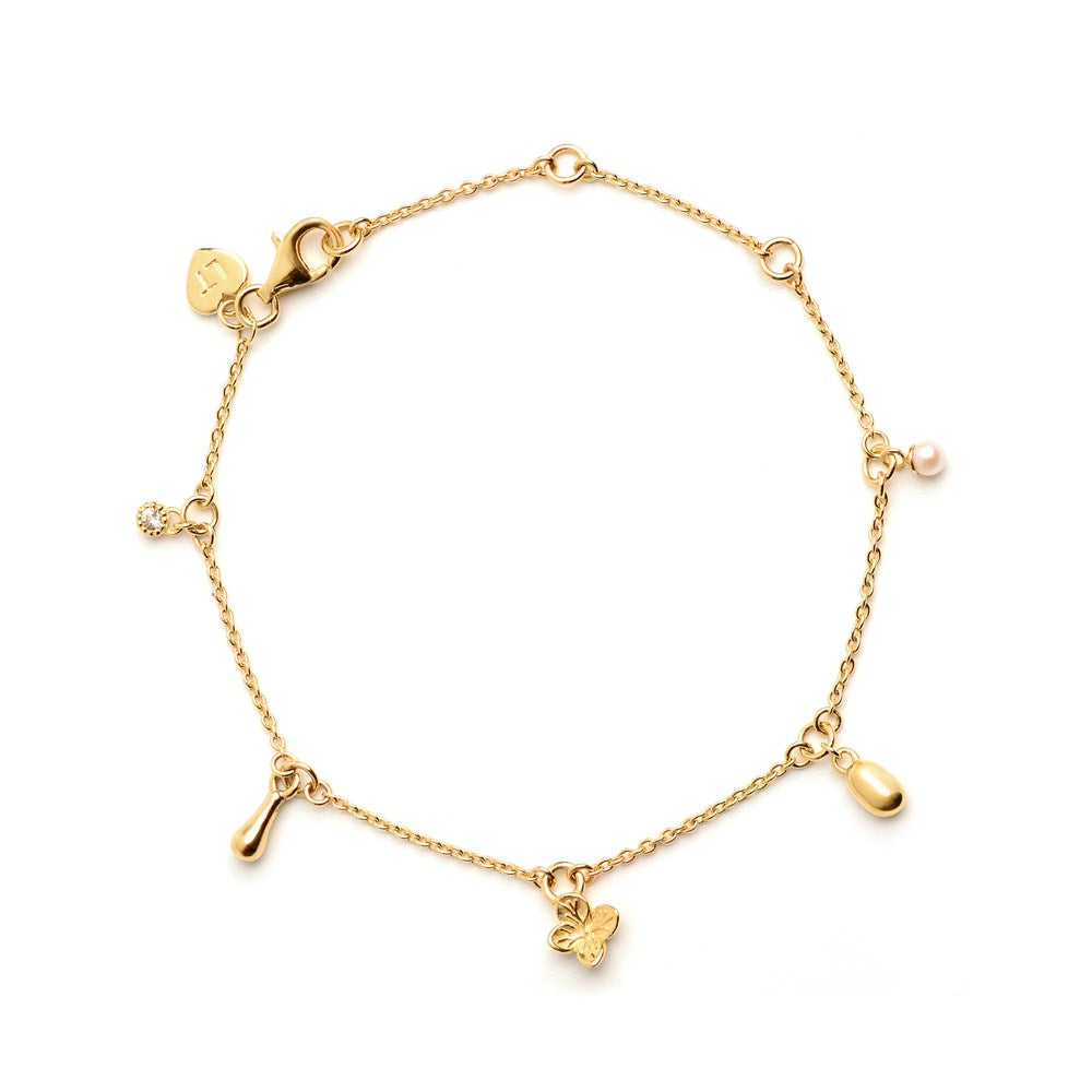 LINDA Memento Charm Bracelet GOLD