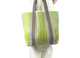 Shaped Market Bag GREEN GREY