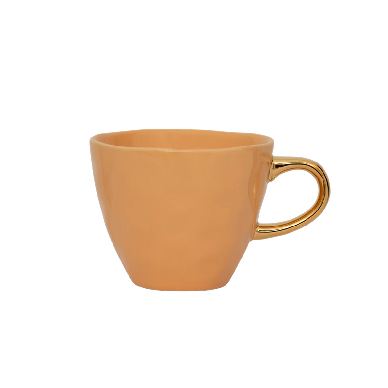 FRENCH BAZAAR Good Morning Coffee Cup APRICOT NECTAR