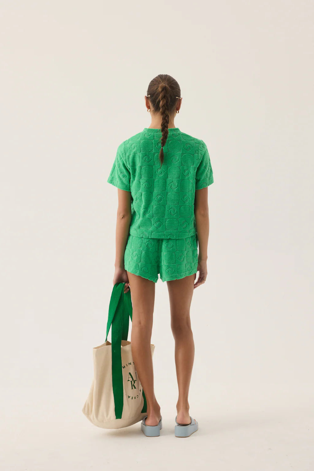 ARAMINTA Cruise Dolphin Terry Top TROPICAL