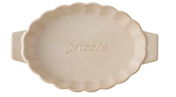 TOSCANA Ceramic Baking Dish CREAM